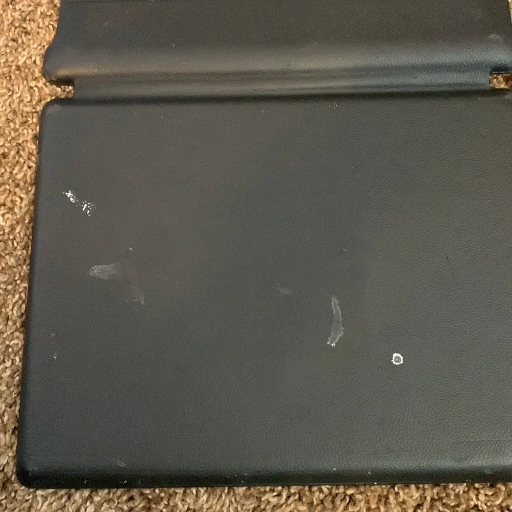 Black hard shell IPad case